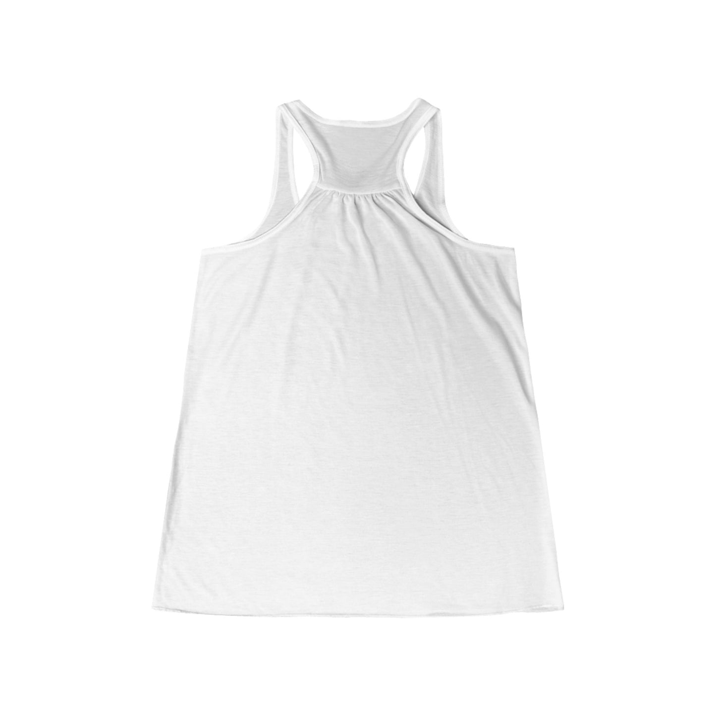 Women's Flowy Racerback Tank with Not All girls are Made of Sugar